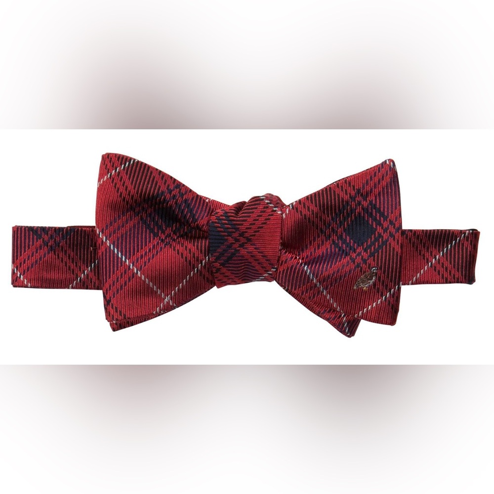 Southern Proper Quail Bow Tie in Red Plaid